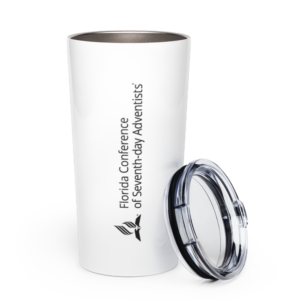 Tapered stainless steel tumbler